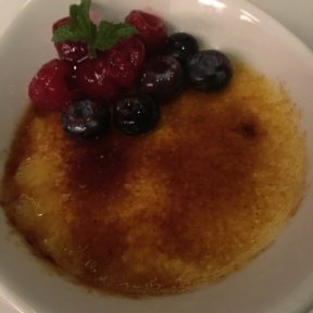 Gluten-free creme brulee from Ocean Prime